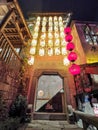 Night view of The Eighteen Terraces traditional style areaÃ¯Â¼ÅChongqing, China